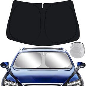 Car Sun Shade for Lexus RX 2016 2017 2018 2019 2020 2021 2022 350 350L 450h 450hL Auto Interior Accessories Foldable Sunshade Windshield Visor Cooler Protector Front Windows Cover Shield