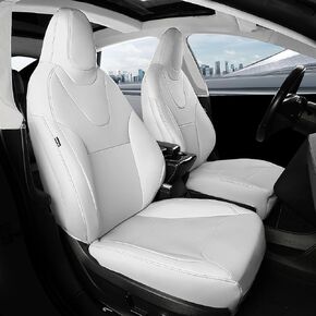 FREESOO Custom Seat Cover for Tesla Model S 2015 2016 2017, 5 Seats Performance Dual Motor 75/ 75D/ 70D/70/60/60D/ 85D/ P85D/ 90D/ P90D/ P100D Accessories, Waterproof All Season Protector Red