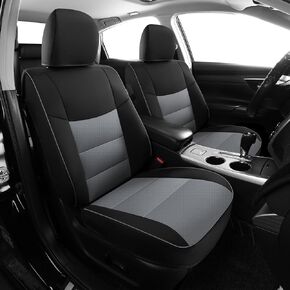 GXT Custom Fit Nissan Altima seat Covers, for 2013 2014 2015 2016 2017 2018 S, SV, SR, SL - Full Set, Waterproof Leatherette (Black)