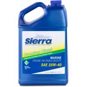 Sierra International 18-9400-4 25W-40 FC-W 4-Stroke Marine Stern Drive Oil - 5 Quart