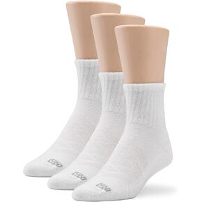 No Nonsense Men's Expantech Recycled Polyester Quarter Top Socks