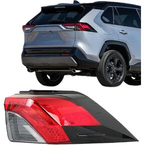 Passenger Side Outer Tail Light Assembly Replacement for 2019-2020 Toyota RAV4 Right Rear Brake Tail Lamp 815500R090 TO2805148