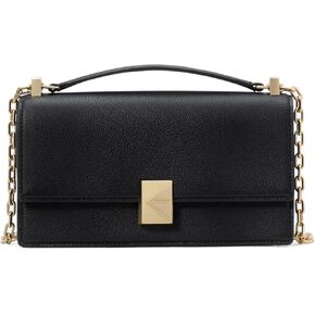 kate spade new york Deco Pebbled Leather Mini Flap Chain Crossbody