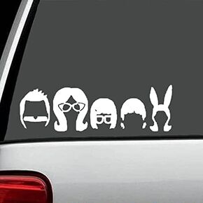 Bob's Burgers Family Vinyl Decal Wall Window Sticker