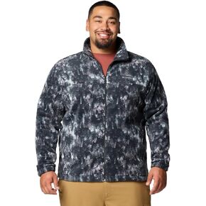 Columbia Men's Steens Mountain Printed Jacket, Black Timberwild, 4X Big