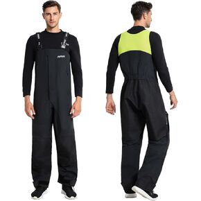 Men's Sailing Bib Pants - Ocean PRO 3-Layer Shell, Waterproof, Breathable, Durable Combo Bib