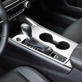Kadore Carbon Fiber Pattern Interior Gear Shift Panel Cup Holders Frame Cover Trim for 2019-2022 2023 2024 Nissan Altima SV SR SL Platinum (Left Hand Drive) 1pc