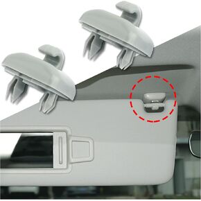 2PCS Car Sun Visor Clips Replacement OEM# 8E0857562 8U0857562A,Car Visor Clips Compatible with Audi A1 A3 A4 A5 Q3 Q5 S3 S5 S4,Standard Visor Clips for Cars Visor Accessories (Compatible with Audi) in Kuwait