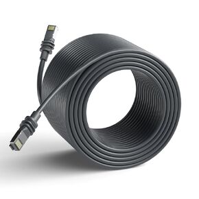 33FT Replacement Cable for SpaceX Starlink Rectangular Satellite V2, Standard Actuated Gen 2 Replacement Cable for Starlink, Starlink Gen 2 Extension Cable with Waterproof End Caps（33Feet）