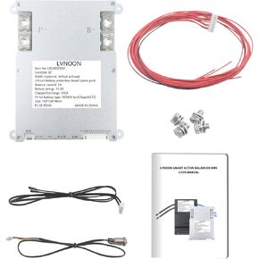 LB2A Smart Active Balancer BMS for Li-ion NCM LFP LiFePo4 LTO Battery Management System 3S to 24S 150A 200A 300A with APP Control 12V 24V 48V 60V 72V 84V (7-24S, 200A)