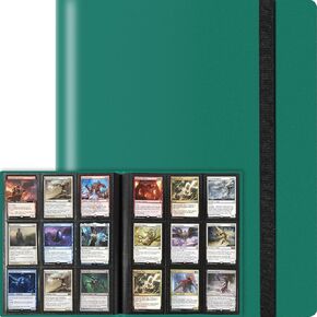 Card Binder for Trading Card 9 Pocket, TiopLior Zip MTG Card Binder with 432 Side Loading Pocket, Card Album Fit for TCG Baseball Football Sports Card, Easy to Insert Card Collection Binder Black
