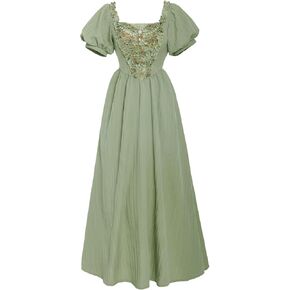 Renaissance Dress Women Ren Faire Costume Victorian Medieval Peasant Cottagecore Dresses