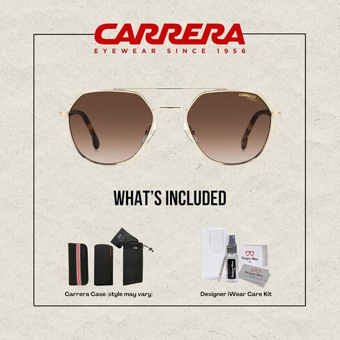 نظارات كاريرا CA303/S سداسية للرجال والنساء + حزمة مع مجموعة نظارات مجانية من Designer iWear in Saudi Arabia