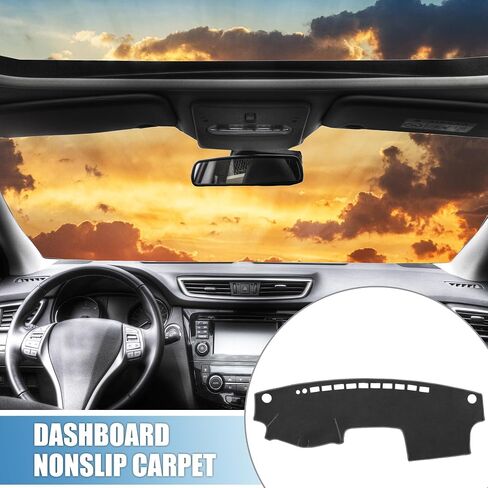 Car Dashboard Cover Mat Center Console Interior Trim Dash Board Mat for Toyota Camry 2002-2006 Protective Polyester Gray in Saudi Arabia