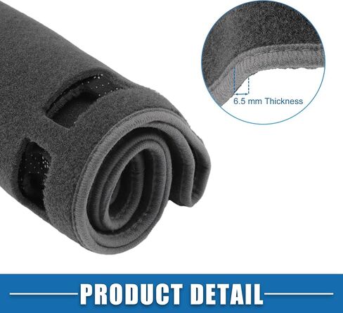 Car Dashboard Cover Mat Center Console Interior Trim Dash Board Mat for Toyota Camry 2002-2006 Protective Polyester Gray in Saudi Arabia