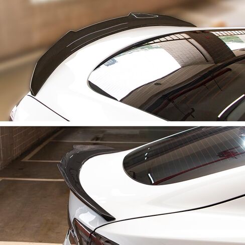 Real Carbon Fiber Spoiler Compatible with Tesla Model S Trunk Spoiler 2012-2024 (DN Type) in Saudi Arabia