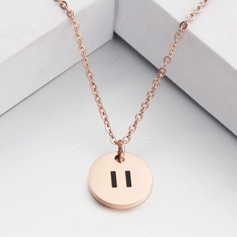 Pause Necklace for Women Yoga Jewelry Stainless Steel Pause Dainty Necklace Wanderlust Necklace Zen Necklace in Saudi Arabia
