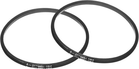 uxcell 2pcs A26 1/2 Wrapped Rubber Belt, A-Section V Belt 28.3" Outside Circumference x 0.51" Width x 0.32" Thick, Industrial Power Transmission Belt in Saudi Arabia