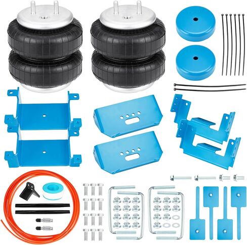 طقم تعليق وسادة هوائية 2015-2023 لفورد لـ F150 2WD 4WD حقيبة مساعد خلفية زرقاء زنبركية لاستبدال طقوس الركوب 2582 W21-760-2582 W217602582 in Kuwait