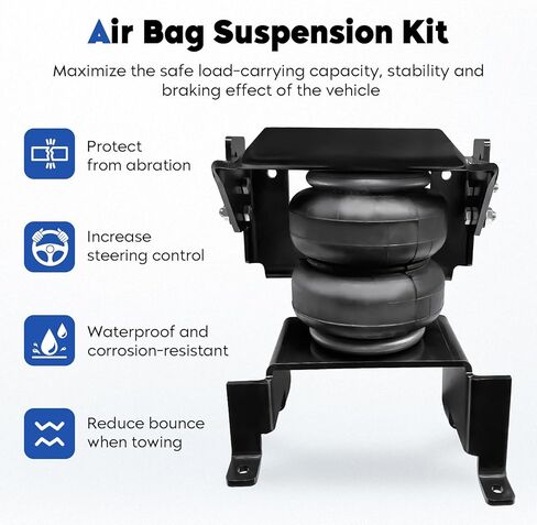 طقم تعليق وسادة هوائية 2015-2023 لفورد لـ F150 2WD 4WD حقيبة مساعد خلفية زرقاء زنبركية لاستبدال طقوس الركوب 2582 W21-760-2582 W217602582 in Kuwait