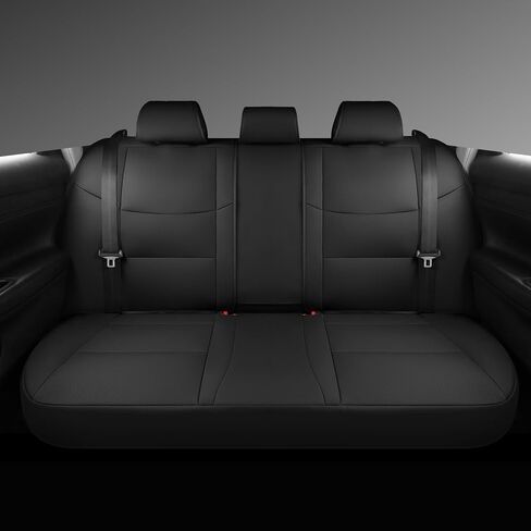 GXT Custom Fit Nissan Altima seat Covers, for 2013 2014 2015 2016 2017 2018 S, SV, SR, SL - Full Set, Waterproof Leatherette (Black) in Saudi Arabia