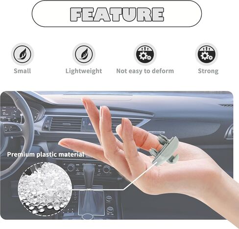 2PCS Car Sun Visor Clips Replacement OEM# 8E0857562 8U0857562A,Car Visor Clips Compatible with Audi A1 A3 A4 A5 Q3 Q5 S3 S5 S4,Standard Visor Clips for Cars Visor Accessories (Compatible with Audi) in Kuwait