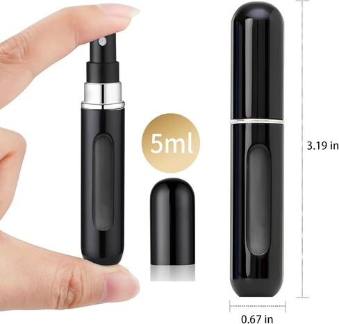 Refillable Perfume Bottle Travel Travel Cologne Sprayer, Refillable Perfume Bottle and Travel Size Perfume Refill Bottle, Cologne Atomizer and Travel Perfume Bottle for Easy Refill in Saudi Arabia