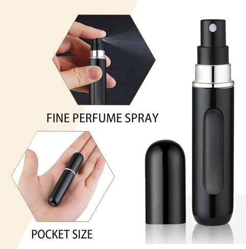 Refillable Perfume Bottle Travel Travel Cologne Sprayer, Refillable Perfume Bottle and Travel Size Perfume Refill Bottle, Cologne Atomizer and Travel Perfume Bottle for Easy Refill in Saudi Arabia