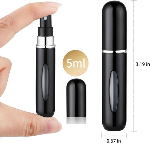 Refillable Perfume Bottle Travel Travel Cologne Sprayer, Refillable Perfume Bottle and Travel Size Perfume Refill Bottle, Cologne Atomizer and Travel Perfume Bottle for Easy Refill in Saudi Arabia