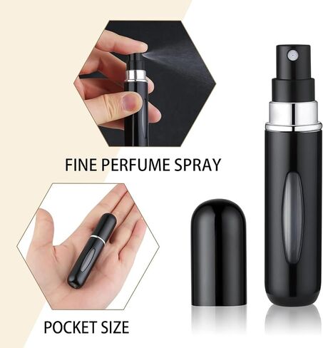 Refillable Perfume Bottle Travel Travel Cologne Sprayer, Refillable Perfume Bottle and Travel Size Perfume Refill Bottle, Cologne Atomizer and Travel Perfume Bottle for Easy Refill in Saudi Arabia