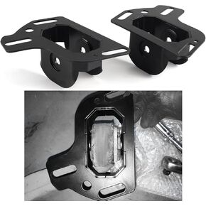 Bevinsee Rear Toe-in Trailing Arm Bracket Adjustable Set Compatible with BMW E36 E46 Z4 320i 323i 325i 328i 330i X3 Replace 33303411877 33303411878 33303411877