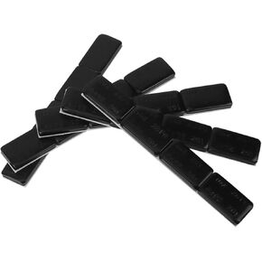Eisen 1oz,Stick on Adhesive Wheel Weights,144pcs,36strips/Box,Black