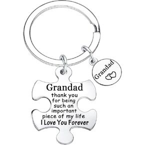 Grandad Gift Grandad Keychain Appreciation Keychain Gift for Grandad Birthday Christmas from Grandson Granddaughter Gift for Grandad