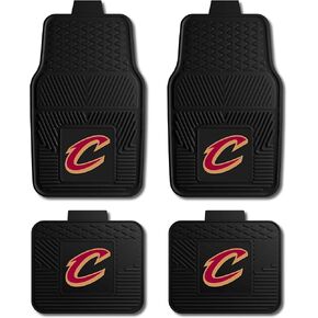 FANMATS 39917 NBA - New York Knicks 4-pc Vinyl Car Mat Set | Front Seat and Back Seat Car Mats with Team Logo
