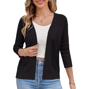 Womens Open Front Knit Crop Bolero Cardigan Sweater Shrug for Dress 2024