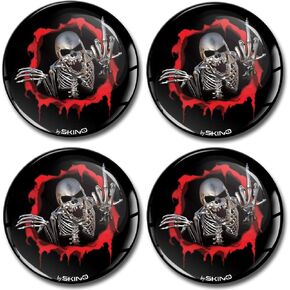 4 x 70mm 3D Stickers for Wheel Center Caps A 2670