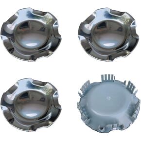 4PCS 180mm 7.125" Polished Finish Fits for 2007-2013 Chevy Siverado Tahoe Avalanch Suburban Car Truck Tire Rim Plastic Wheel Hub Center Caps 9595152