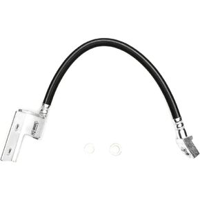Dynamic Friction Company Front Left Brake Line Hose 350-54016 For 1968 Ford Custom, 1968 Ford Custom 500, 1968-1970 Ford Mustang, 1968-1970 Mercury Cougar