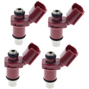 AUTOKAY 4 Pcs New Fuel Injectors for Yamaha 80 BEL 75-90HP 4 Stroke 6D8-13761-00-00