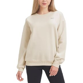 Women’s Long Sleeve Sweatshirt Padded Sweatshirt Women’s Casual Crew Neck Sweatshirt