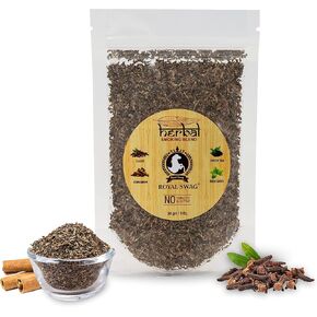 Ayurvedic Herbal Mixture 100% Tobacco-Free, 100% Nicotine-Free Natural Herbal Smoking Blend (250 Gram)