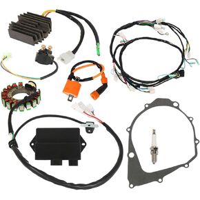 labwork Stator Ignition Coil Wire Harness CDI Kit Replacement for Yamaha Warrior 350 YFM350X Replacement for 3GD-82590-40-00 3HN-85510-10-00 4KD-81940-00-00