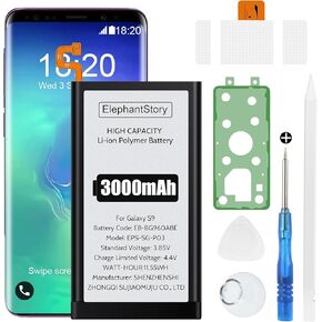 Battery for Galaxy A12, New Li-Polymer Battery Replacement for Samsung Galaxy A12 SM-A125F SM-A125U SM-A125M with Complete Repair Tool Kit
