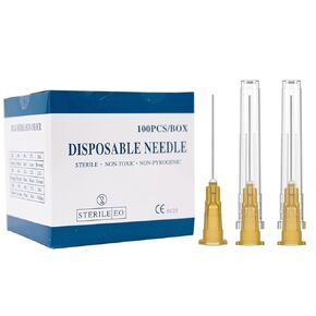 100PCS 25 Gauge 1 Inch Needle Industrial Dispensing Accessories，Individual Package