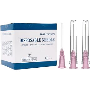 100PCS 25 Gauge 1 Inch Needle Industrial Dispensing Accessories，Individual Package in Saudi Arabia
