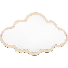 Beaupretty Cloud Mirror Wall Mirror Room Decor Mirror Decoration Hanging Mirror for Living Room Bathroom Bedroom Entryway