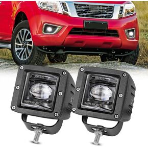 Yellow Fog Lights,3 Inch SAE Fog Lights with Cut-Off Line, IP67 Waterproof Street Legal Amber Fog Lights Offroad Fits for Wrangler Bronco Trucks Tacoma Tundra F150 Ranger UTV