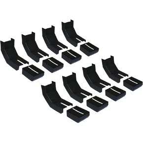 Raptor Series RB-BKC8: Bracket Covers Black Thermoplastic Rubber