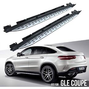 Side Steps Fit Mercedes Benz GLE C292 GLE43 GLE63 AMG Coupe 2016-2019 Running Board Nerf Bar