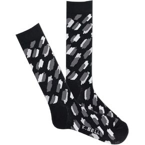 K. Bell Men's Fun Patterns & Designs Crew Socks-1 Pairs-Cool & Classic Novelty Gifts
